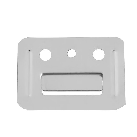 LSNUO integrated wall panel buckle, wall panel buckle, pvc bamboo fiber carbon crystal plate grille plate decoration wall card, stainless steel reinforced model, concave hole large card *100 pcs