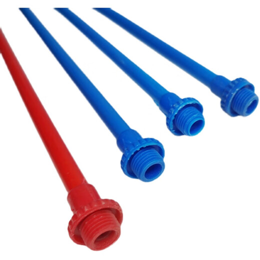 Xile agricultural manual electric sprayer spray rod with 84 disinfectant corrosion-resistant plastic fiberglass fiber spray rod accessories 1 meter plastic straight rod with gasket + curved spray