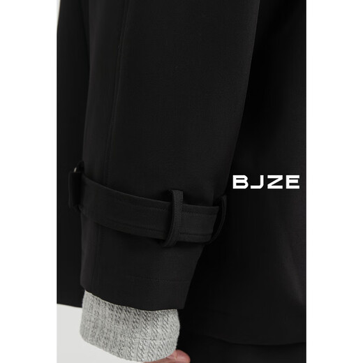 Piaget Zall Heating & Anti-wrinkle Short Windbreaker for Men 2025 Autumn New British Style Commuting Casual Jacket for Men Moonlight Black Newly Upgraded Fabric - Heating/Anti-Wrinkle L