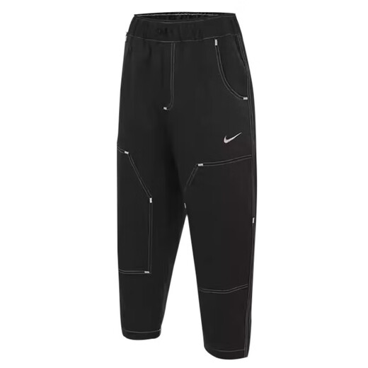 耐克（NIKE）运动裤女裤夏季新款梭织防风宽松工装裤九分裤休闲裤HF6174-010 HF6174-010黑色 XS