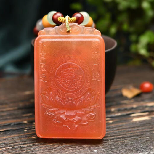 Moyun herring stone zodiac tiger pendant with handmade rope, uniform color and gorgeous color, super beautiful in real life