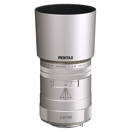 PENTAX SLR camera wide angle telephoto standard constant large aperture fixed focus 100 micro macro lens HDDFA100mmF2.8 macro black