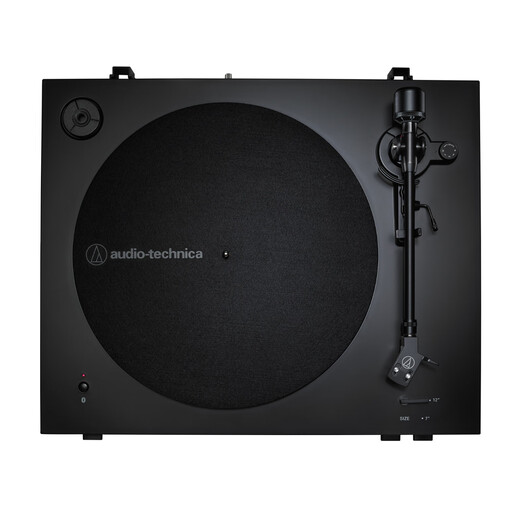 Audio-technica AT-LP3XBT automatic wireless belt-driven LP vinyl record player gramophone built-in phono stage Bluetooth/wired output direct connection to active speakers LP3XBT black