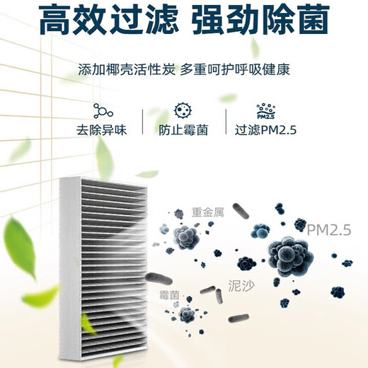 Ningfeng eignet sich für Peugeot 5008 Klimaanlagenfilter + Luftfilter-Set aktivierter Kohlenstofffilter Autofilter 17-19 Modell Peugeot 5008 [National V]