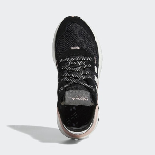 Adidas New Clover Rrote Shoes для женской обуви для летнего шока, поглощающего сетку, дышащие световые спортивные повседневные туфли H01737 FV3880 Black Snake Pattern 38,5
