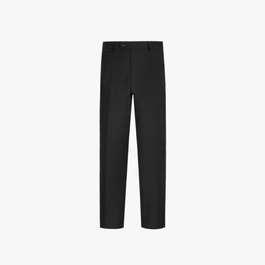 HLA Heilan House trousers men's simple solid color comfortable loose trousers HKXAD3R030A black (30) 170/78A (31)cz