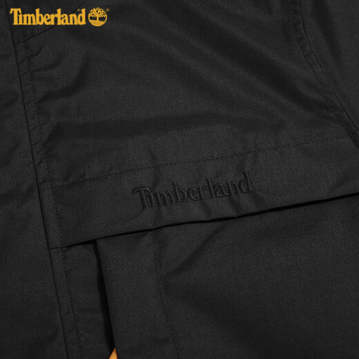 Timberland Veste Timberland Veste de randonnée extérieure d'automne masculin et de loisirs Veste de charge à capuche noire A695W A695W001 / Black / Logo Random L / 180