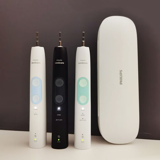 新安怡PHILIPS飞利浦电动牙刷充电式HX6877 7533 680P 681A  685X 6801 散瑕HX684A主机 绿白 三模式