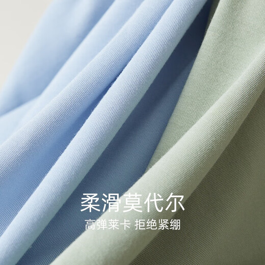 红豆（Hodo）莫代尔内裤男抗菌底裆运动透气大码男士平角裤四季柔软爽滑四角裤 673组合二(莫代尔抑菌款) 3条 3XL (185)