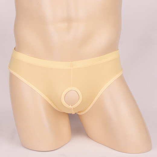 [Vertrauliche Lieferung] Sexy Unterwäsche Herren-Tanga-Männer Unterwäsche sexy Ganz transparent t-clous leidenschaft kostenlos Nachtclub Öffnen großer schwule schwule Männer masturbieren alternativer transparenter Fleischfarbe gleich Größe Slips Ice Silk Hohl