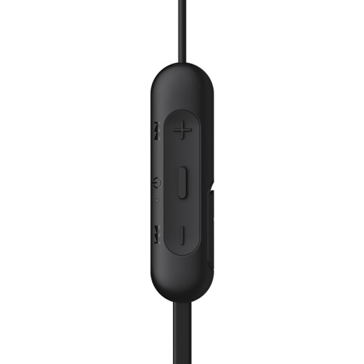 Sony (SONY) WI-C200 neck-mounted Bluetooth headset, heavy bass, wireless stereo, 15 hours of battery life, supports fast charging, wired control, black