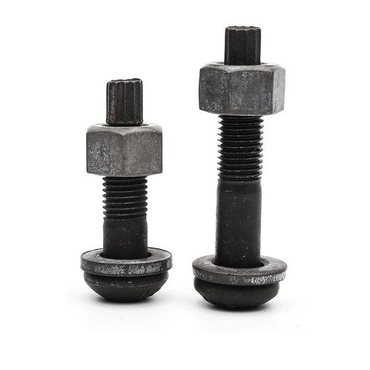 Jishuo 10.9 level torsion shear type high strength bolt M16/20/22/24/27/30 connection pair GB3632 round head torsion shear M20*80 including 1 flat and 1 female
