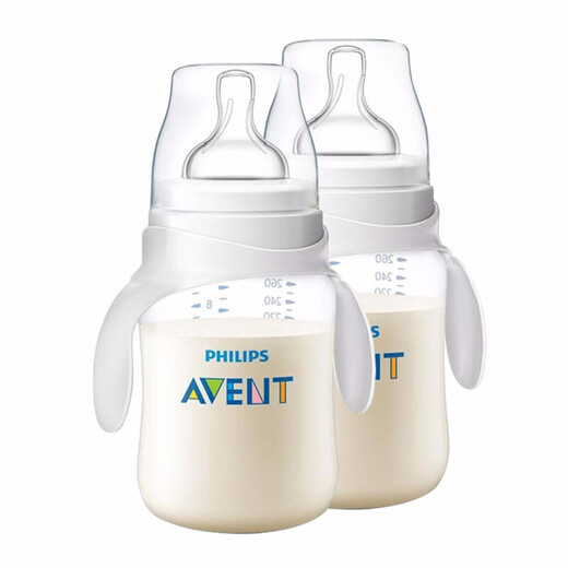 
AVENT Philips AVENT Classic Wide Diameter Bottle Plastic Classic Newborn Anti-fall Baby Bottle PA Material 260ml Single PP Material SCF693