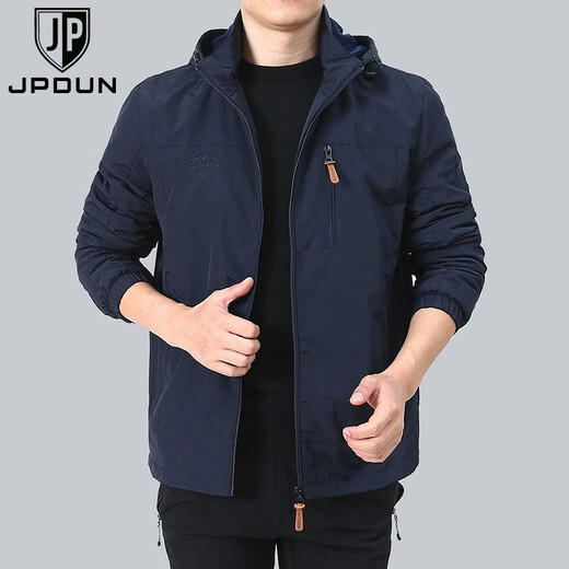 JP Jacke plus Fleece Herren -Kapuze Casual Dick Jacke warm 9898 Grau 2xl