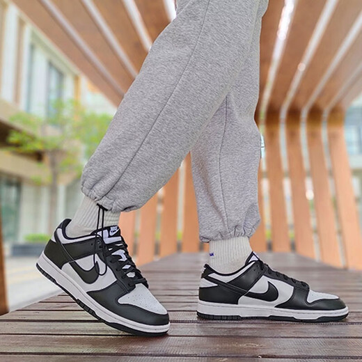 Nike (Nike) Herrenschuhe 2025 Neuer Sommer Dunk Low Skateboard Schuhe Retro Sneakers Casual Shoes DD139 DD1391-100 Schwarz und Weißer Panda 41