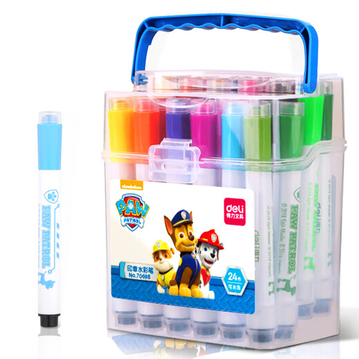 Kindermalerei Set 4 Bilderbücher 24 Farb Aquarell Stift Färbung Spielzeuggeschenk für Jungen und Mädchen 73383+70698