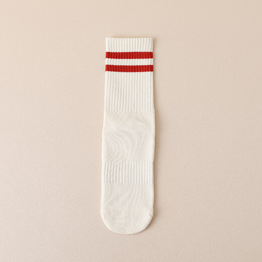 LULULMCCTN yoga socks, professional silicone non-slip, comfortable and breathable mid-calf socks, Pilates fitness socks, coffee color, one size fits all