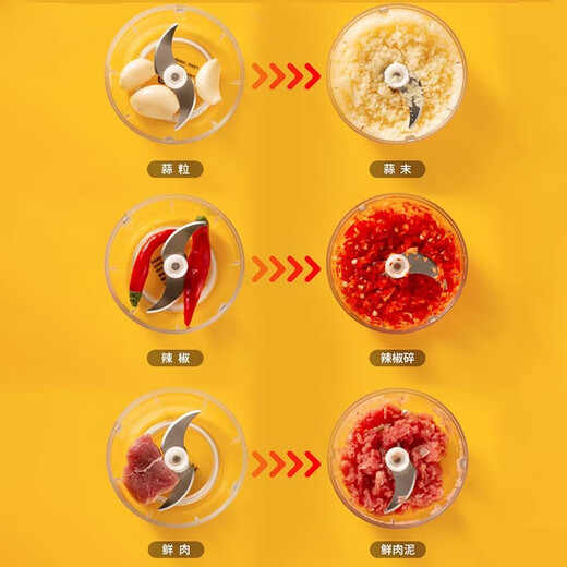 Amafuyun garlic masher electric garlic stirrer minced garlic household garlic crusher garlic press zp8 green/two heads of garlic at a time