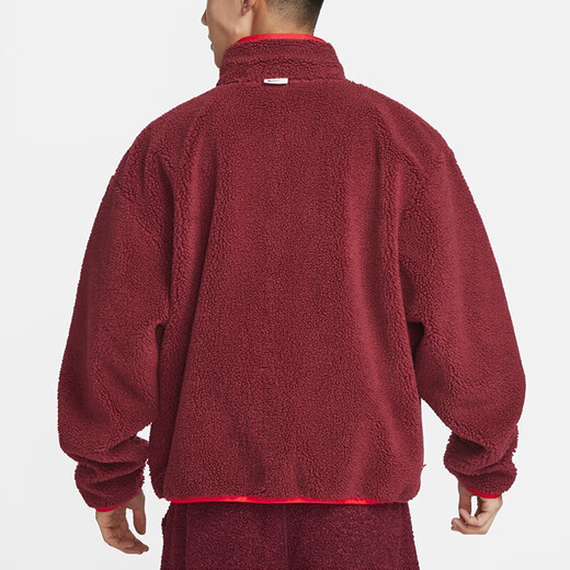 Nike (NIKE) Men's New Sports and Casual Lambmere Warm Stand-Link Jacket Jacket FV4022-072 FZ6194-677 S