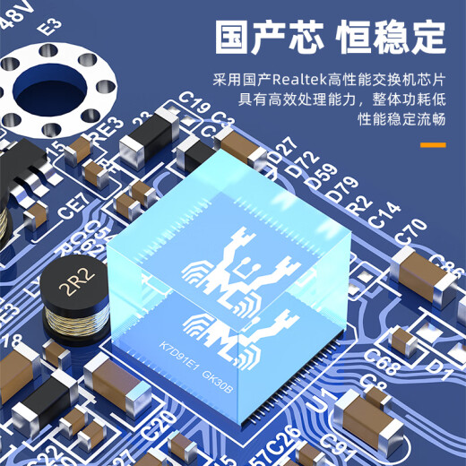 Huigu fiber optic transceiver photoelectric converter network optical terminal Gigabit single-mode single fiber HG-911GS-A/B pair of SC interfaces