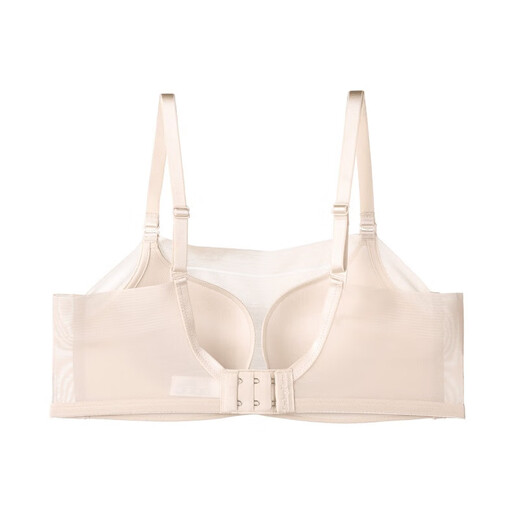 Embry Fang Comfort Cup Glossy Anti-exposure Tube Bra Women's Comfortable Wire-Free Underwear Skin Color SKN 70B1