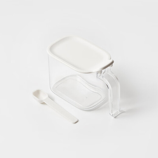 MUJI with spoon, spice box, salt shaker, kitchen supplies, spice shaker, spice shaker, spice box MCD9CC4S 410mL/length 72*width 135*height 95mm