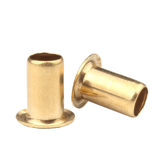 Guwanji copper eye rivets, hollow copper rivet buckles, single-tube through-hole through-core rivets, cap nails, willows, national standards, M1.5*2.5, 200 pieces