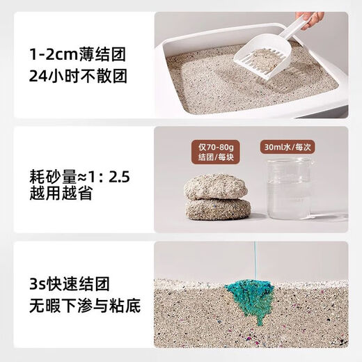 NetEase carefully selected cat litter mineral sand zeolite activated carbon raw ore dust-free mixed bentonite mineral cat litter 9Jin Jin equal to 0.5kg - single pack early adopter fresh - raw mineral cat litter