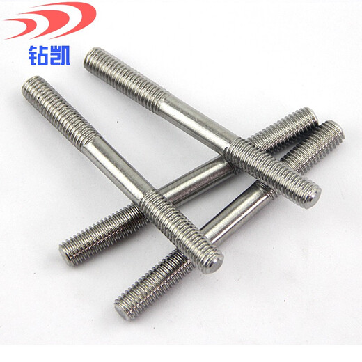 Zhuankai 304 stainless steel GB901 equal length double-headed bolt M10M12 double-headed stud double-headed screw screw screw rod tooth rod M10*100