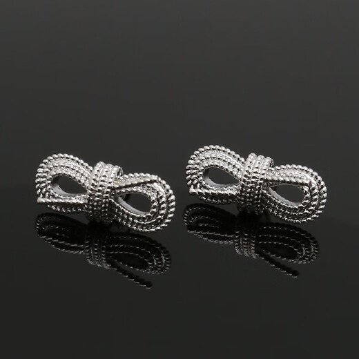 Xifei Men's Brooch Korean Style Bow Corsage Collar Pin Twist Smooth Dual Use Business Casual Suit Accessories