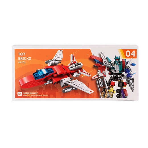 Miniso (MINISO) building blocks Toys Car toys 6 assembled large robots M1412-4