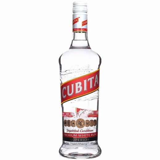 Cubita foreign wine imported from the United States Cubata cubita rum 40 degrees 750mL 1 bottle of white rum