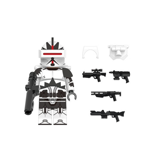 F Fangcheng Forange Star Wars Holographic Transparent Storm 501 Légion Soldiers CLONES BLOCALS BLOCADS BLOCKS Assembly Toys XH1628 (3291 Forest Battle Battalion Soldiers)