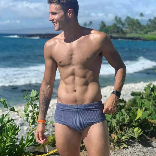 TADDLEE Badehose Herren, großer Boxer, professionelle Sport-Badebekleidung, sexy Badehose für Herren, mittlere Taille, Herren-Badeanzug-Slip, XF48, S, 155–185 cm, 45–60 kg