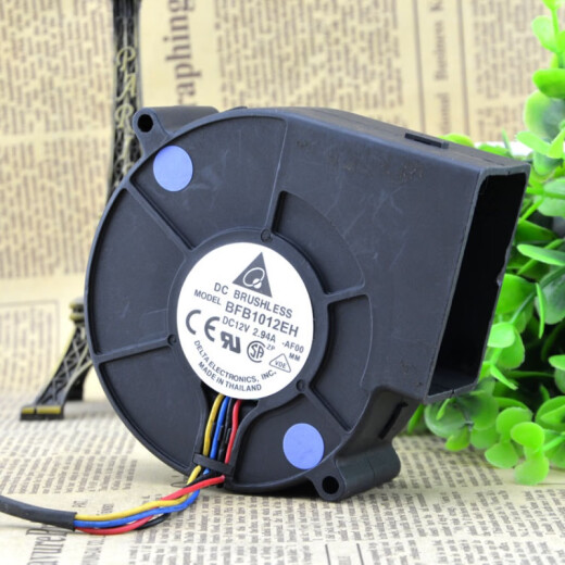 台达 BFB1012EH 9733 12V 2.94A 双滚珠大风量风扇离心涡轮鼓风机 4PIN接口【PWM智能温控】