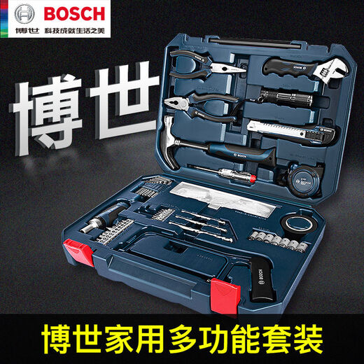 Bosch (BOSCH) tool box household multi-functional hardware hand tool set 108 pieces full set storage home plumber repair 108 piece hand tool set