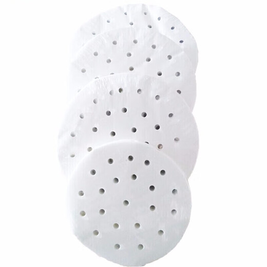 Steamer paper, steamed bun pad paper, steamer pad, food-grade steamed bun paper pad, steamer cloth, baking oil paper, non-stick disposable steamer paper 32cm, 100 sheets