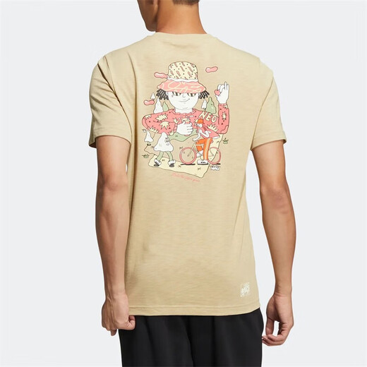 Adidas [JD Outlet] NEO men and women summer fashion print breathable sports and casual short-sleeved T-shirt HC9742 HC9742 XS