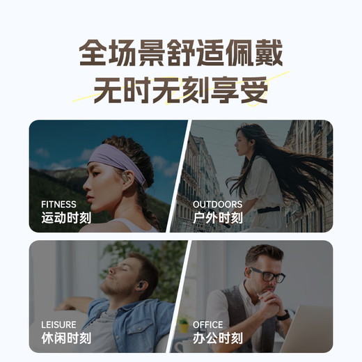 
Zhiguozhe [Voice of Berlin丨2025 latest model] Bluetooth earphones with ear-hanging wireless bone conduction concept ear clip sports running music noise reduction and long battery life without damage/ear