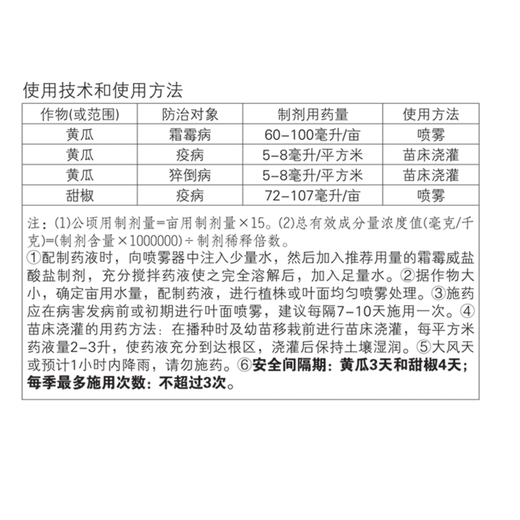 Bayer Germany's Puricopropamocarb Hydrochloride Cucumber Vegetable Damping-off Disease Downy Mildew Pesticide 100ml