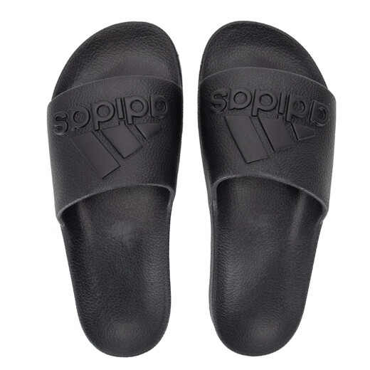 阿迪达斯 （adidas）拖鞋男鞋女鞋 2025夏季新款情侣运动鞋洗澡耐磨透气沙滩凉鞋子 IF7371/黑色 44.5
