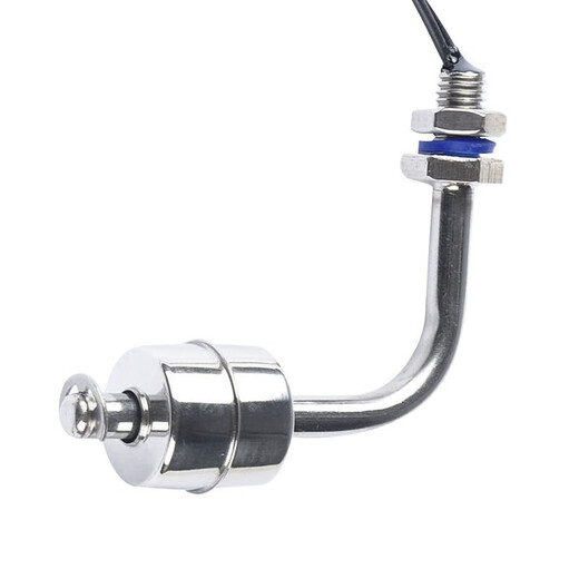Schwimmerschalter Wasserspiegel Controller Seitenmontierter Edelstahl-Stahl-Biege Rohr kleiner Schwimmer Automatischer Flüssigkeitsspiegel-Schalter Länge 122 mm ESC12210 2A1 (unter 220 V)