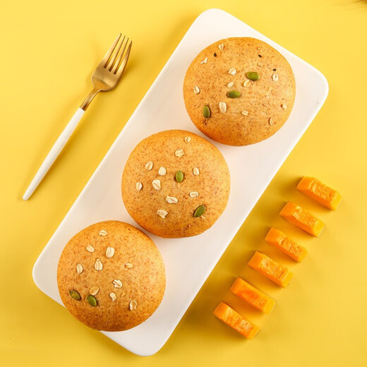 西瓜味的童话 全麦面包健身饱腹代餐黑麦粗粮轻食品无糖精0零食减早餐脂肪整箱 黑麦代餐面包【整箱发2斤】