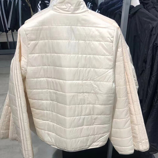 Adidas Clover Cotton Clothing Men's Fall and Winter Thin Warm Cotton Clothing Stand Collar Windproof Sportswear Casual Jacket HL9215 HL9214 3XL