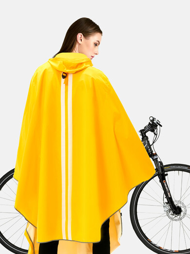 He Jiagong Bicycle Raincoat Cycling Electric Bicycle Cycling Men and Women Cycling Men's Student Mountain Bike Junior High School Student Rain This product does not have a rearview mirror hole