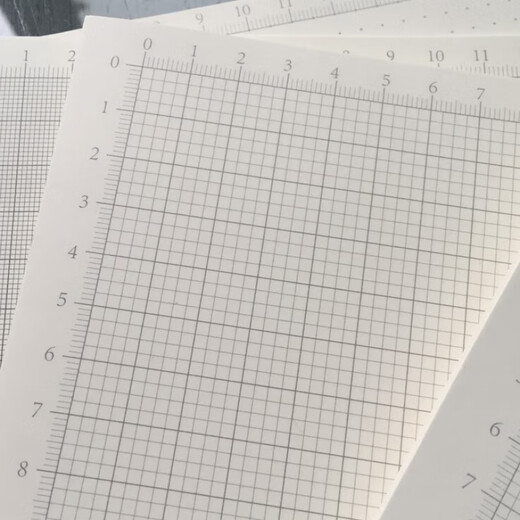 A4a3 coordinate paper 5mm grid paper scale paper UI design paper version drawing paper dot paper graph paper A4 coordinate 5mm grid 50 sheets