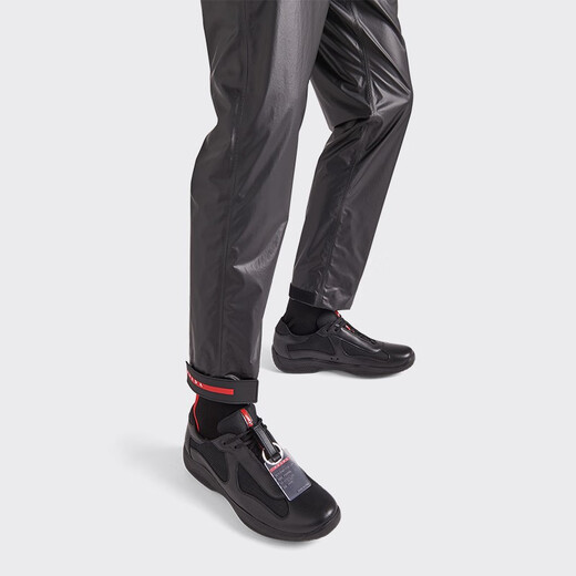 PRADA/Prada gift men's America sCupOriginal thick-soled sneakers black 43.5 (9.5)