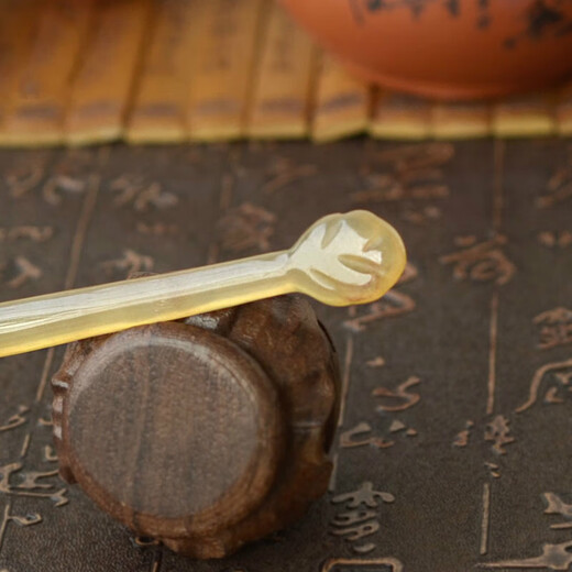 Ox horn hairpin, simple headdress, hairpin, Hanfu hairpin, sheep horn handmade hairpin, ancient style hairpin, Hanfu hairpin, leaves