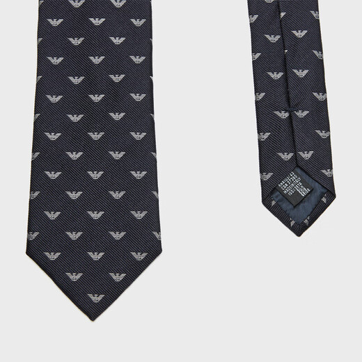 Armani Emporio Armani [Geschenk] EA Herren Volldruck Eagle Mark Business Tie Geschenkbox