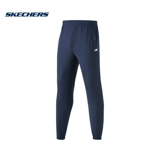 斯凯奇（Skechers）防晒裤|2025年凉感速干裤男女宽松户外运动长裤款 P223M069-02MZ 海军学院蓝 L